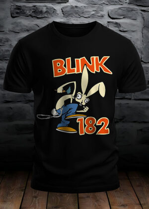 Camiseta Blink-182: Edición "Crazy Bunny" – Estilo Retro Pop-Punk